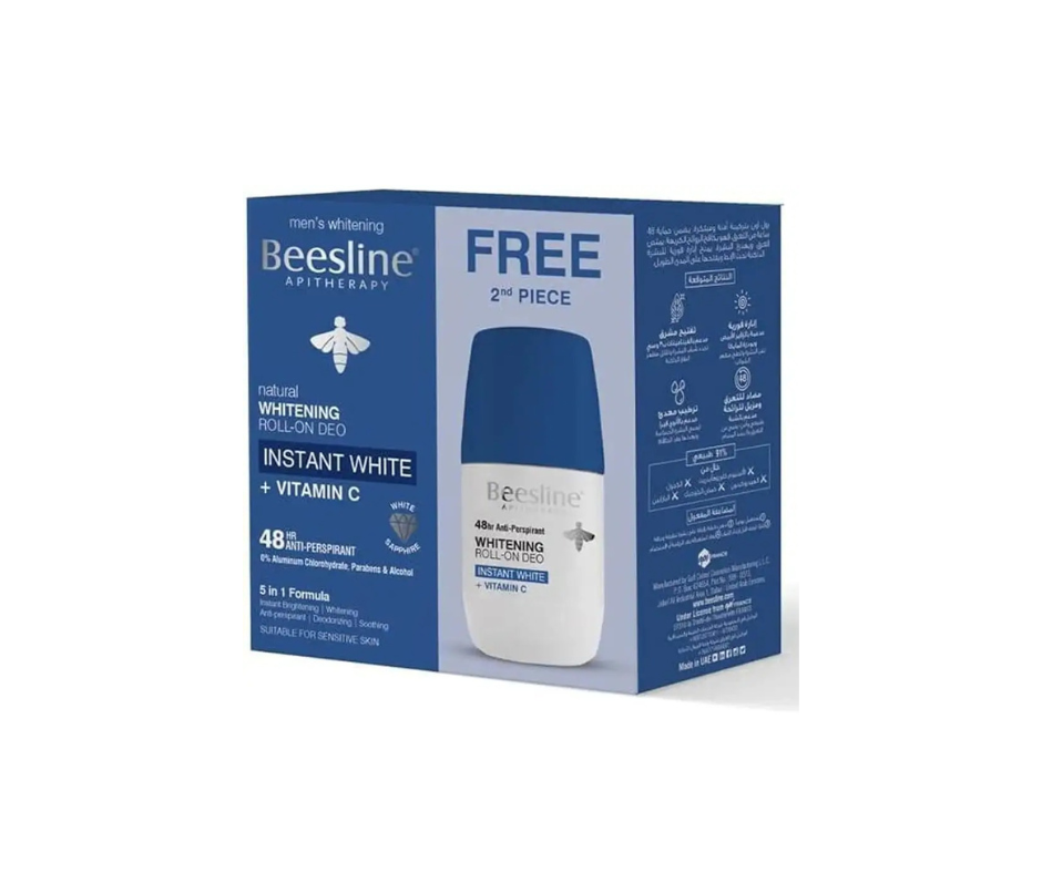 بيزلين رول اون اناره فوريه بالفيتامين سي 48 ساعه 1+1 عرض